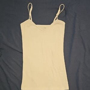 SO Cream Camisole Fitted Top